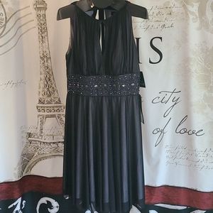 Beautiful NWT beaded black dress